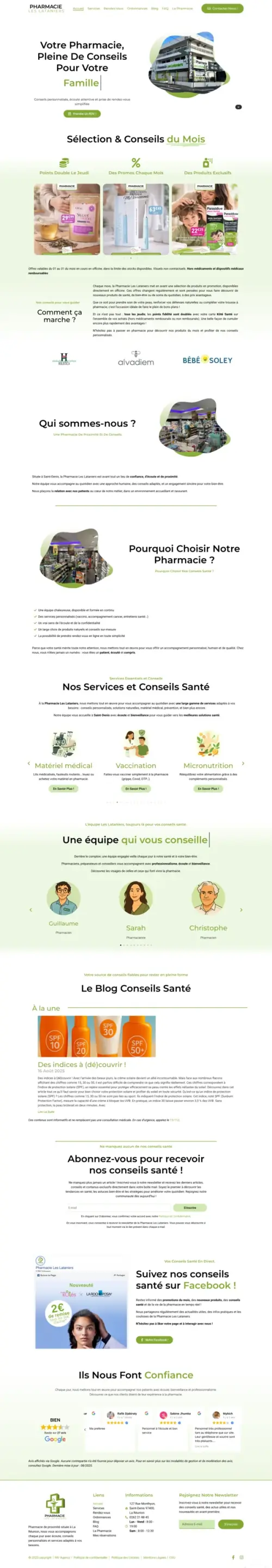 Pharmacie Les Lataniers Desktop